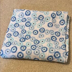 Evil Eye Muslin Baby Blanket